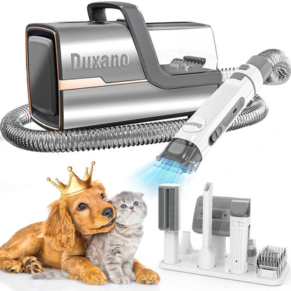 Dog Grooming Kit & Dog Hair Vacuum,15000 Pa Powerful Suction, Pet Grooming Va...