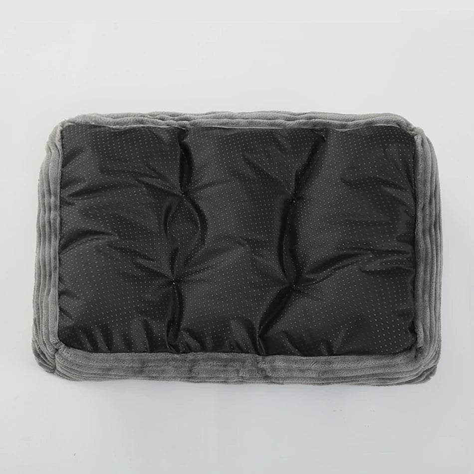 Bed for Dog Pet Square Plush Kennel Medium Small Dog Sofa Bed Cushion Pet Calming Dog Bed House Pet Supplies Accessories